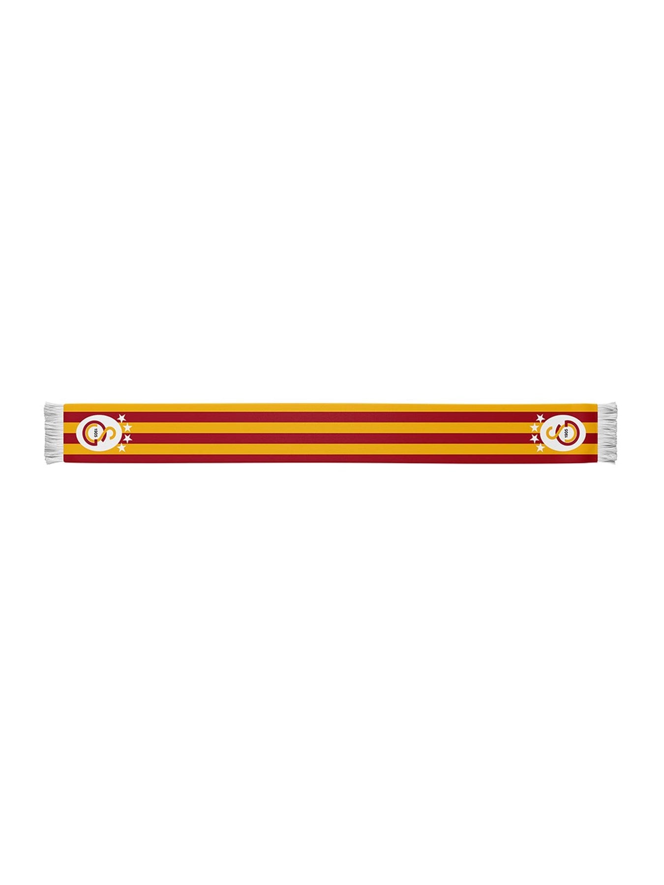 Galatasaray Lisanslı Sarı Kırmızı Çizgili Atkı