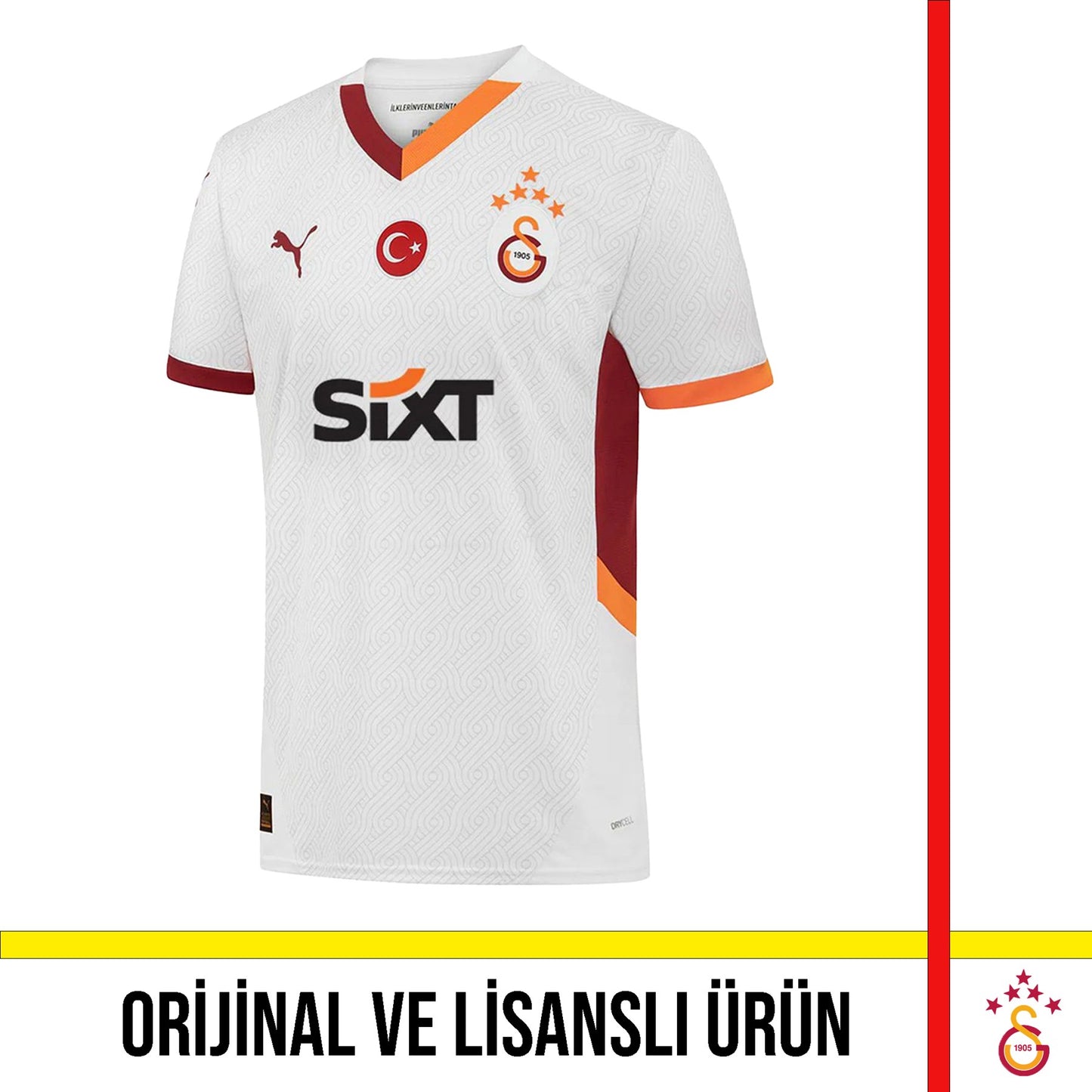 Galatasaray Lisanslı 2024/2025 Deplasman Forma