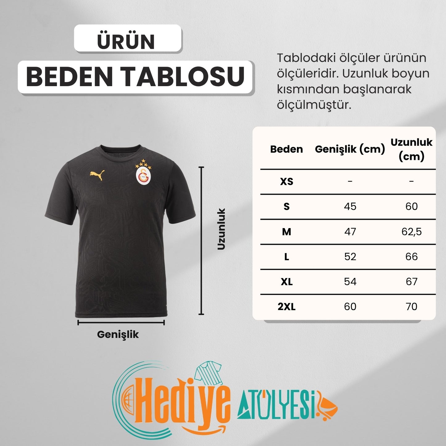 Galatasaray Lisanslı A Takım Antrenman Siyah T-shirt