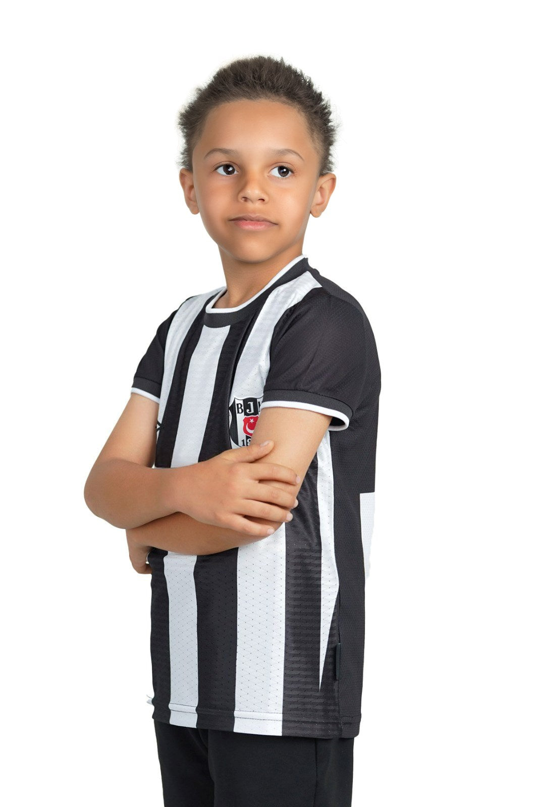 Beşiktaş Lisanslı Çocuk Çubuklu Umbro Forma