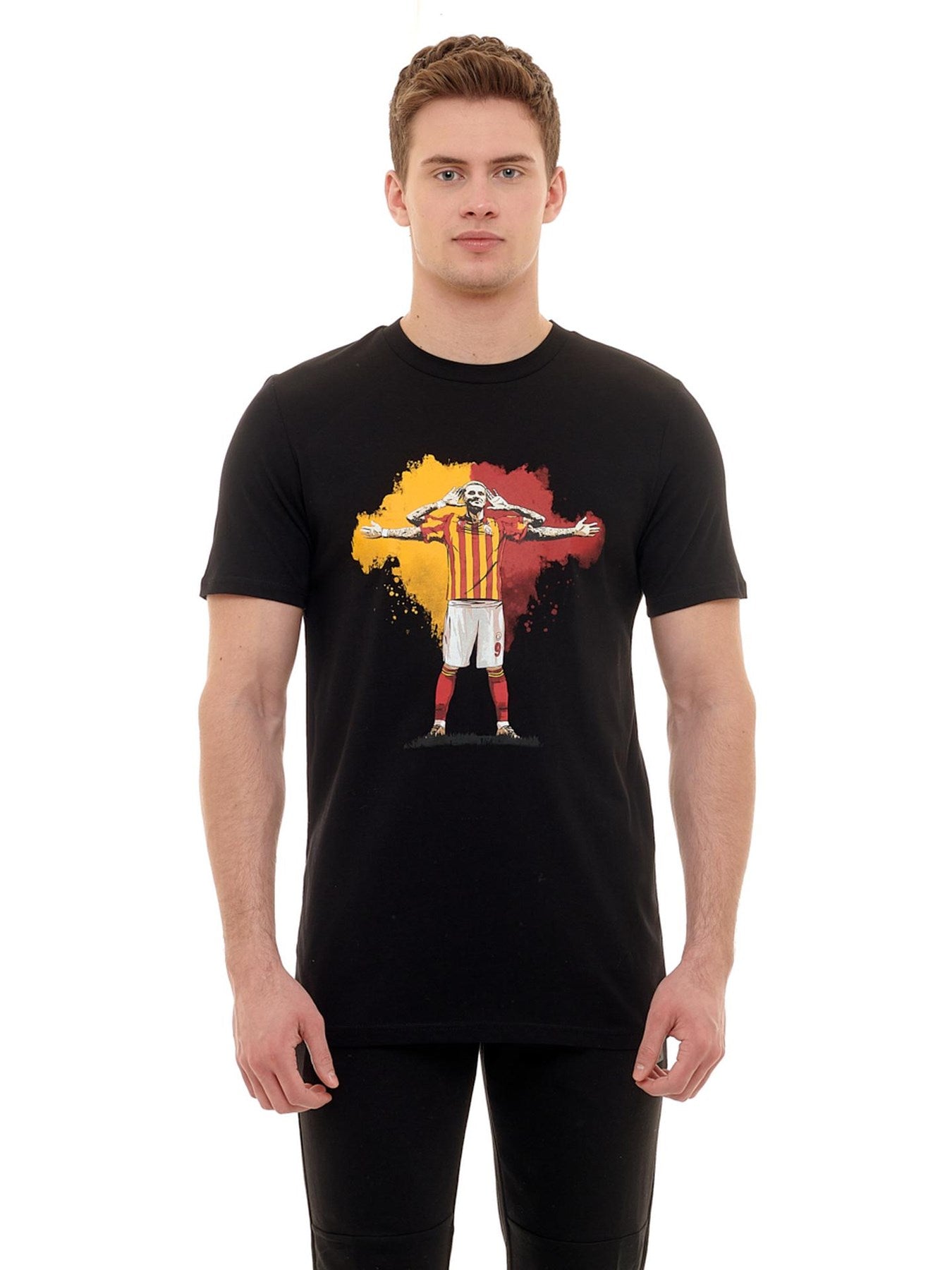 Galatasaray Lisanslı Siyah Icardi T-Shirt