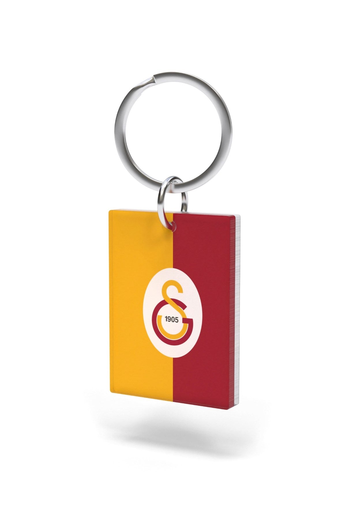 Galatasaray Lisanslı Sarı Kırmızı Anahtarlık Aslan Ahşap Kutulu