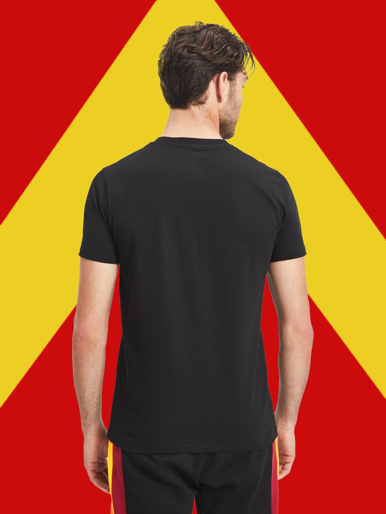 Galatasaray Lisanslı 5 Yıldızlı Siyah Özel T-Shirt