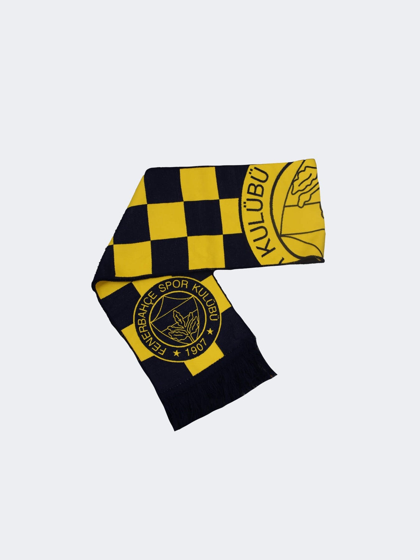 Fenerbahçe Lisanslı Unisex Damalı Dokuma Atkı