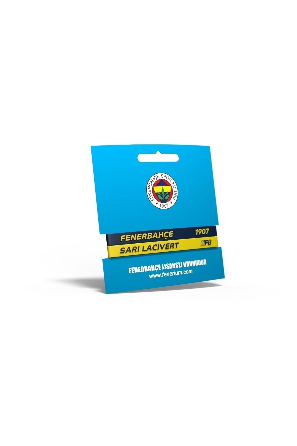 Fenerbahçe Lisanslı Siyah Ahşap Kutulu Sarı-Lacivert Bileklik