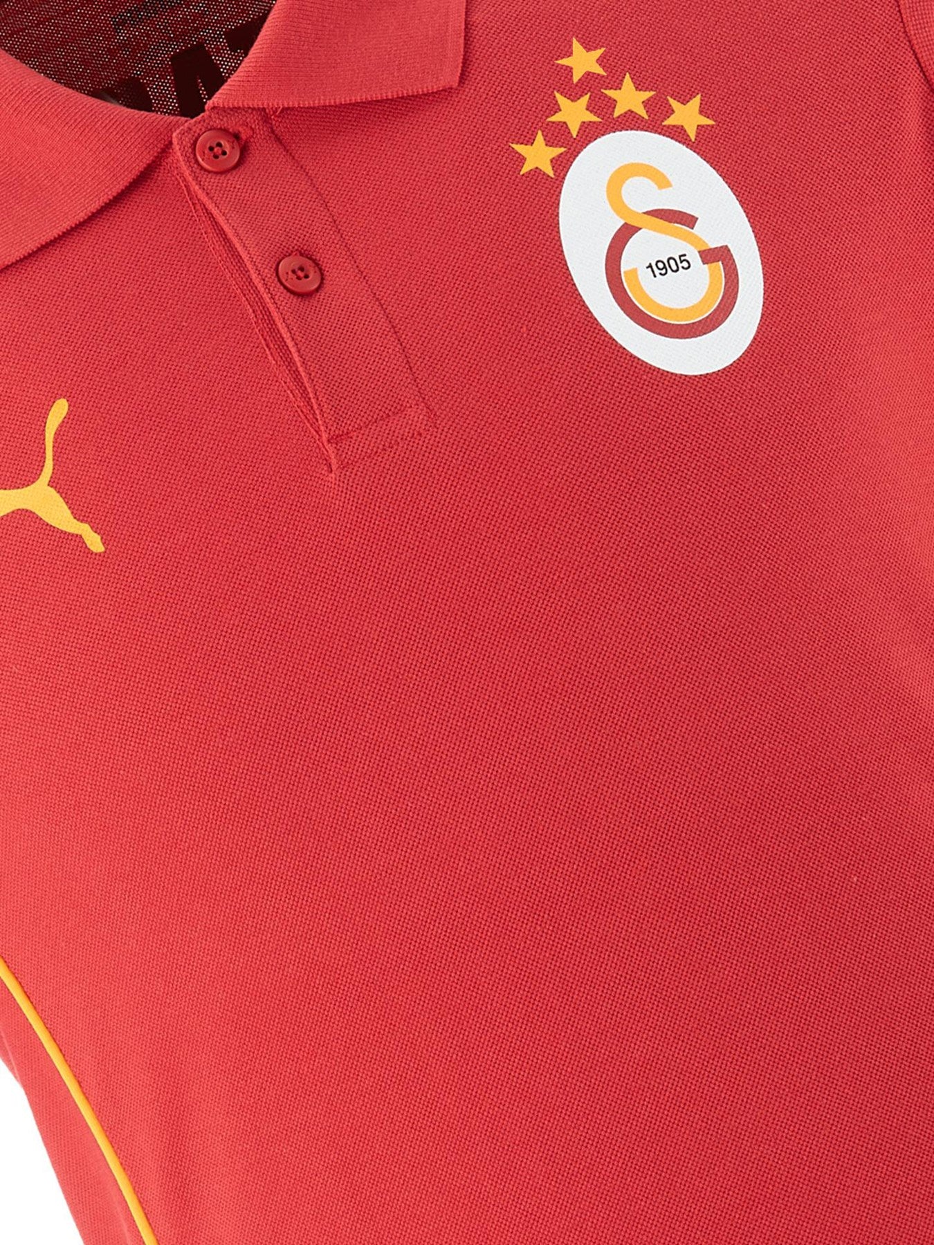Galatasaray Lisanslı Puma A Takım Polo Galatasaray Yazılı Kırmızı T-Shirt
