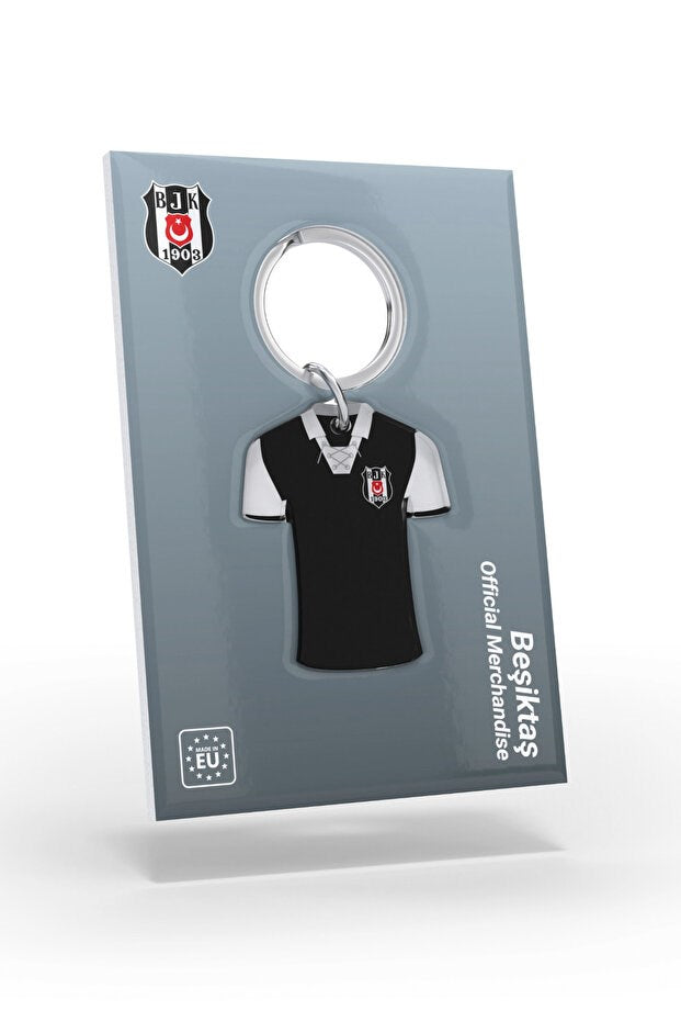 Beşiktaş Lisanslı Siyah Beyaz Forma Anahtarlık Kartal Ahşap Kutulu