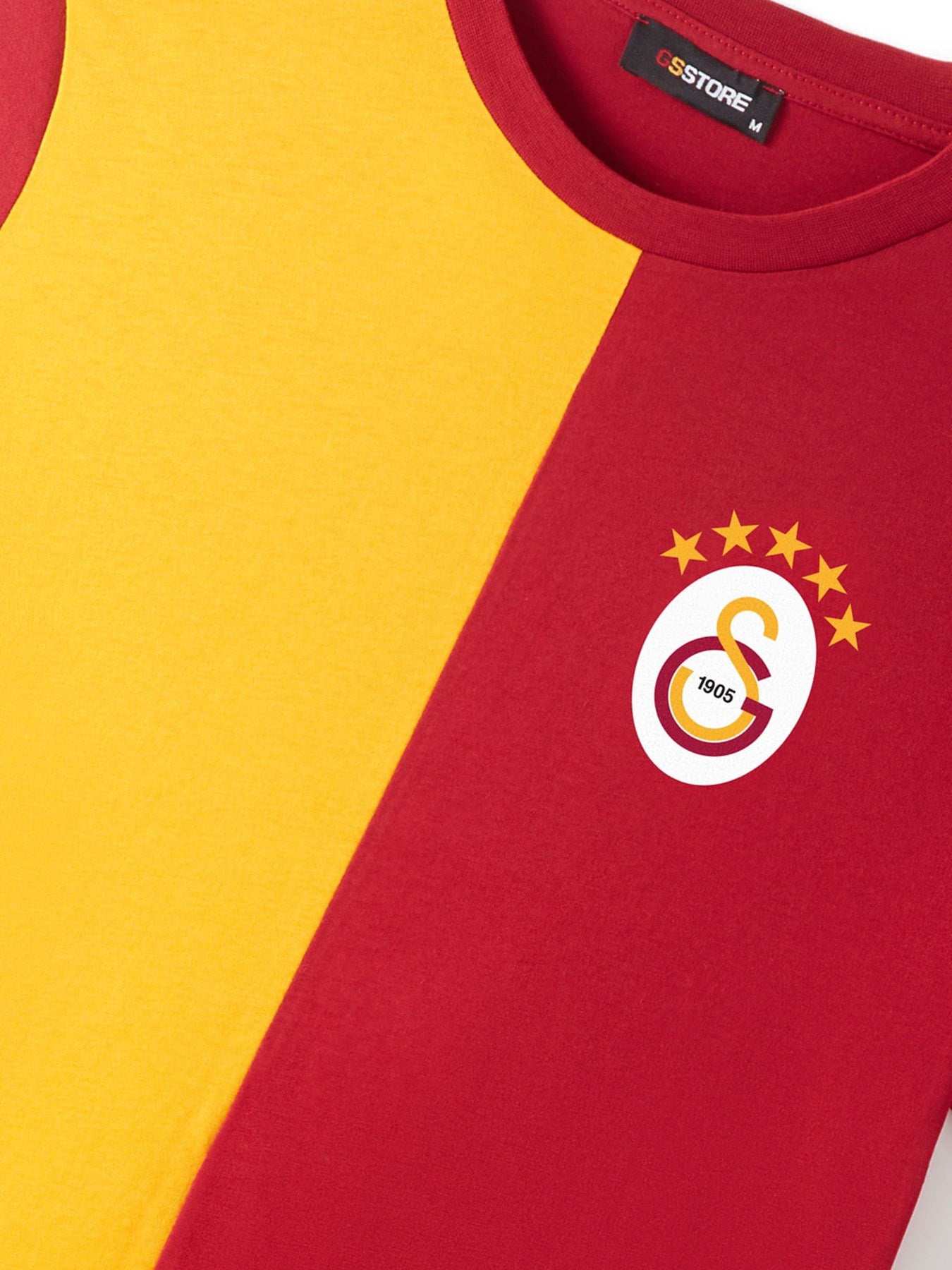Galatasaray Lisanslı 5 Yıldızlı Yetişkin Tişört
