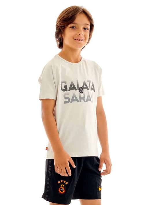 Galatasaray Lisanslı Beyaz  Çocuk T-Shirt