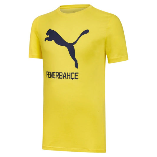 Fenerbahçe Puma Cat Tee Sarı Erkek Futbol T-Shirt