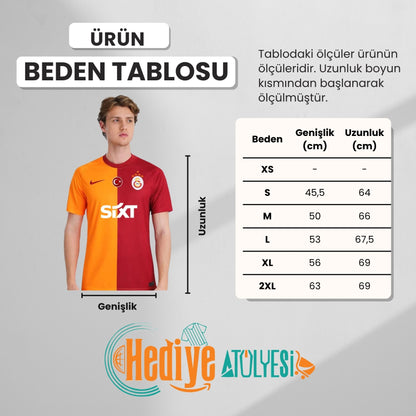 Galatasaray Lisanslı 2023/2024 Parçalı 5 Yıldızlı İç Saha Forma
