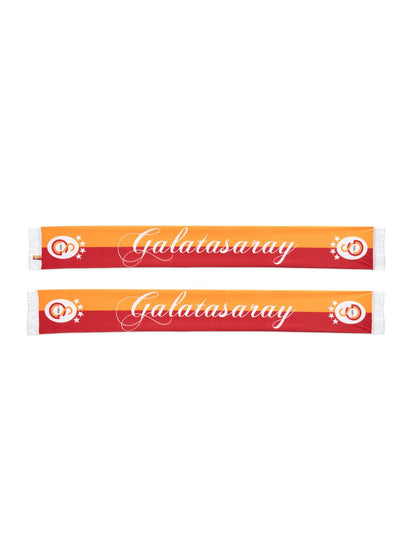 Galatasaray Lisanslı El Yazılı Sarı Kırmızı Atkı