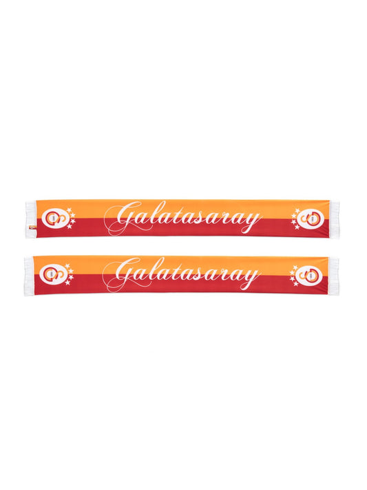 Galatasaray Lisanslı El Yazılı Sarı Kırmızı Atkı
