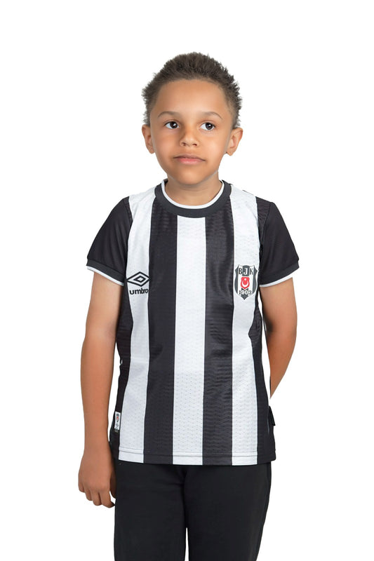 Beşiktaş Lisanslı Çocuk Çubuklu Umbro Forma