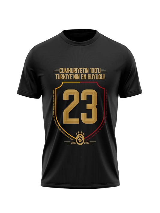  Galatasaray Lisanslı 2023 Şampiyonluk Yetişkin T-Shirt