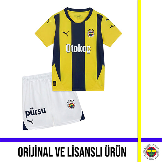 Fenerbahçe Lisanslı 24-25 Çubuklu Çocuk Minikit