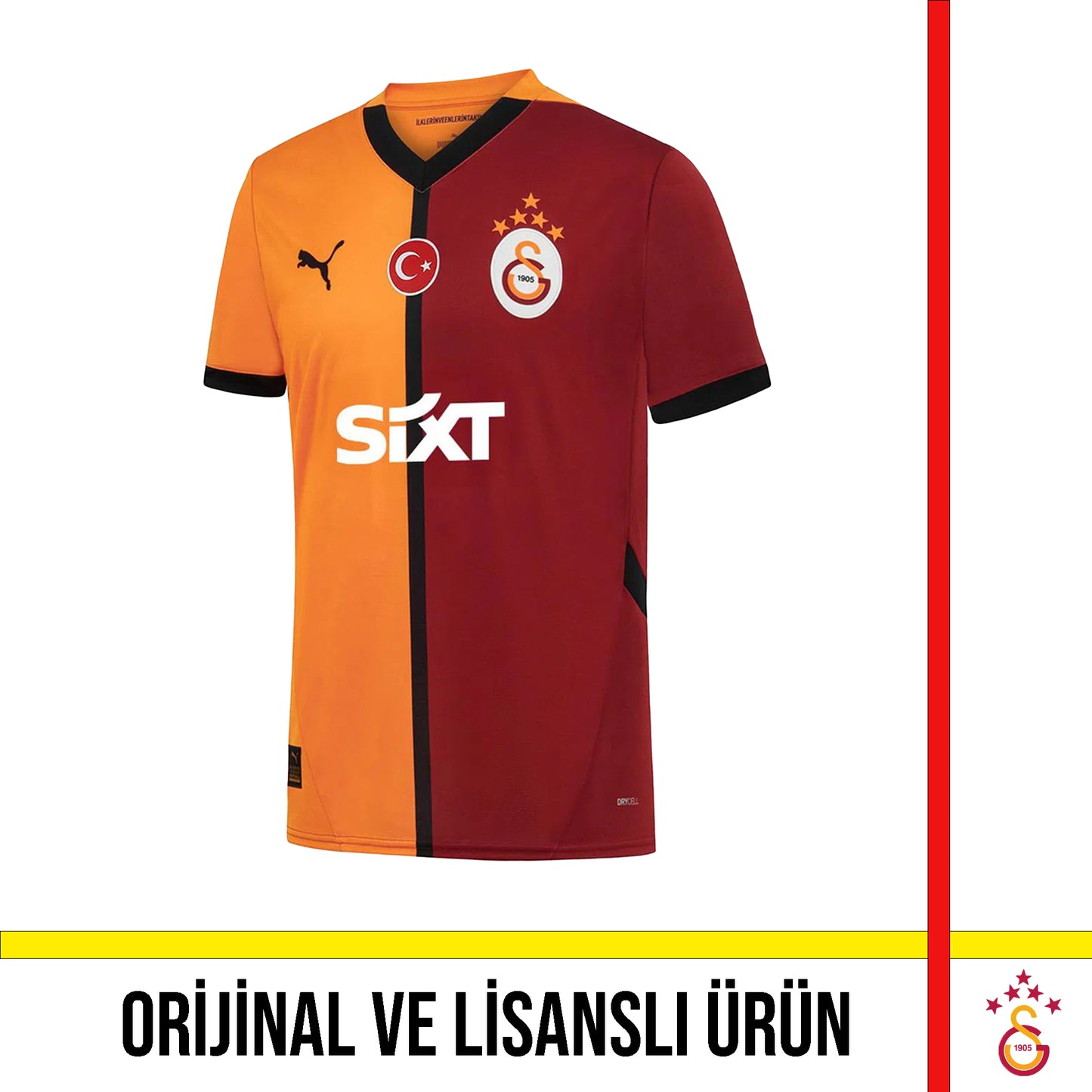 Galatasaray Lisanslı 2024/2025 İç Saha Parçalı Forma